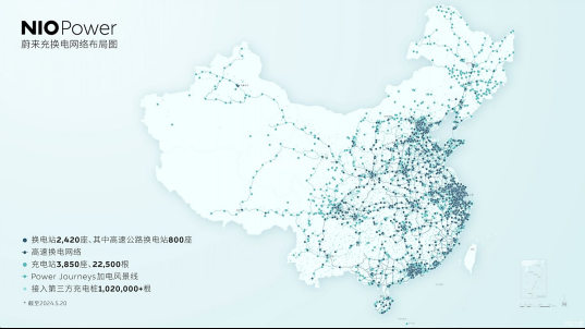 持续布局 蔚来第800座高速换电站上线
